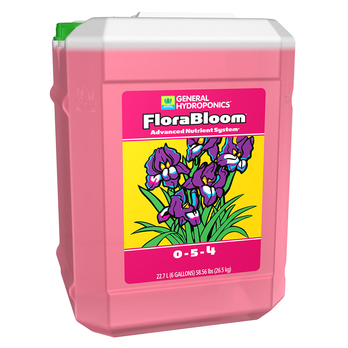 Florabloom hydroponic nutrient 6-gallon container by General Hydroponics